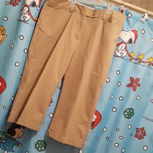 George Darker Tan Khakis Sz 18